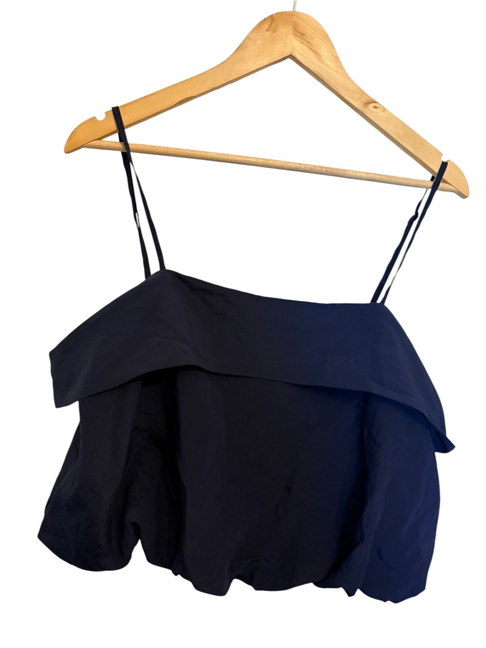 a new day Navy Off-Shoulder Ruffle Camisole